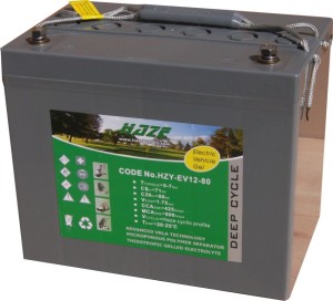 Akumulator żelowy HAZE  HZY EV 12-80