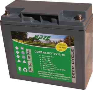 Akumulator żelowy HAZE  HZY EV 12V 18Ah