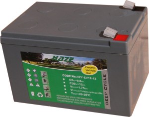 Akumulator żelowy HAZE  HZY EV  12V  12,3Ah