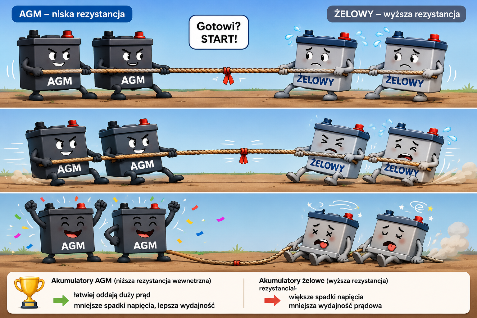 Czym jest rezystancja wewnętrzna akumulatora?
