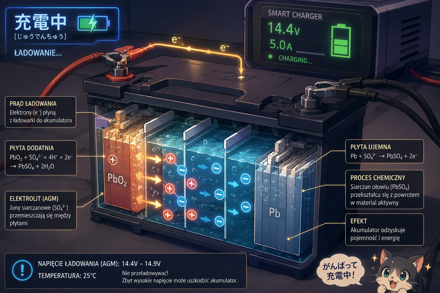 czym jest ładowanie wyrównawcze (equalizing charging) dla akumulatorów AGM?