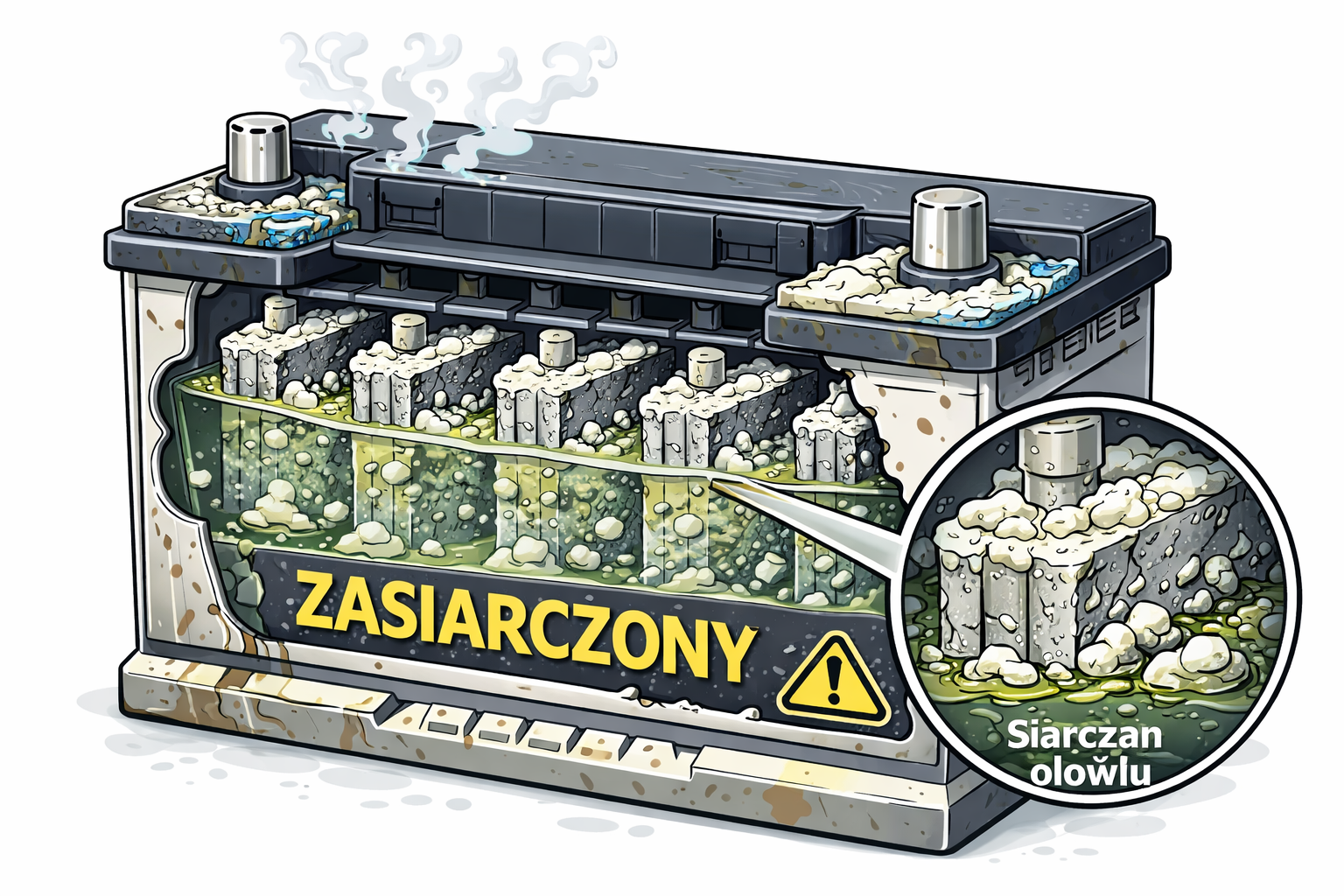 Czy akumulator żelowy może się zasiarczyć ?